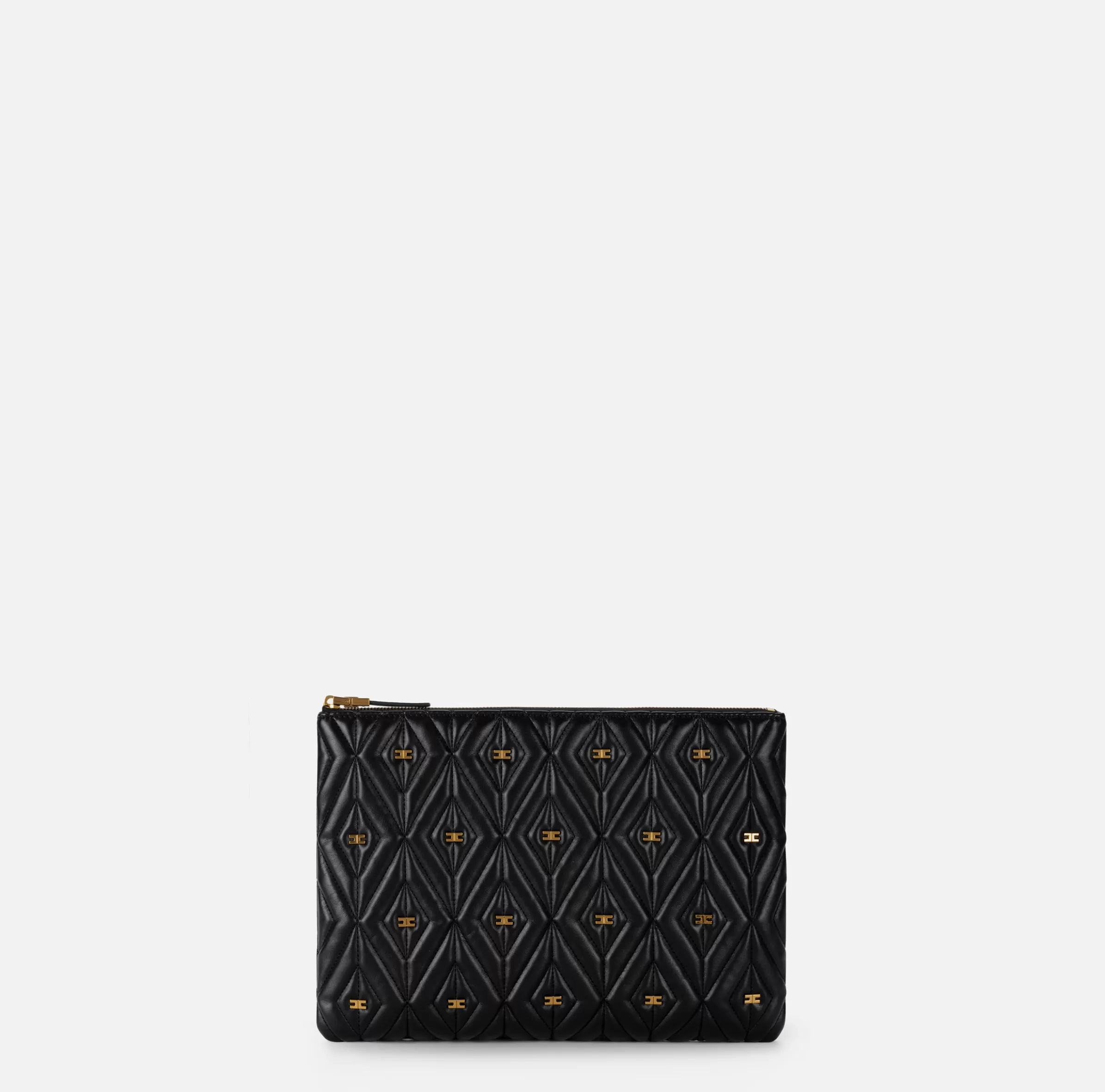 Elisabetta Franchi Clutch^Pochette Étoile Nero