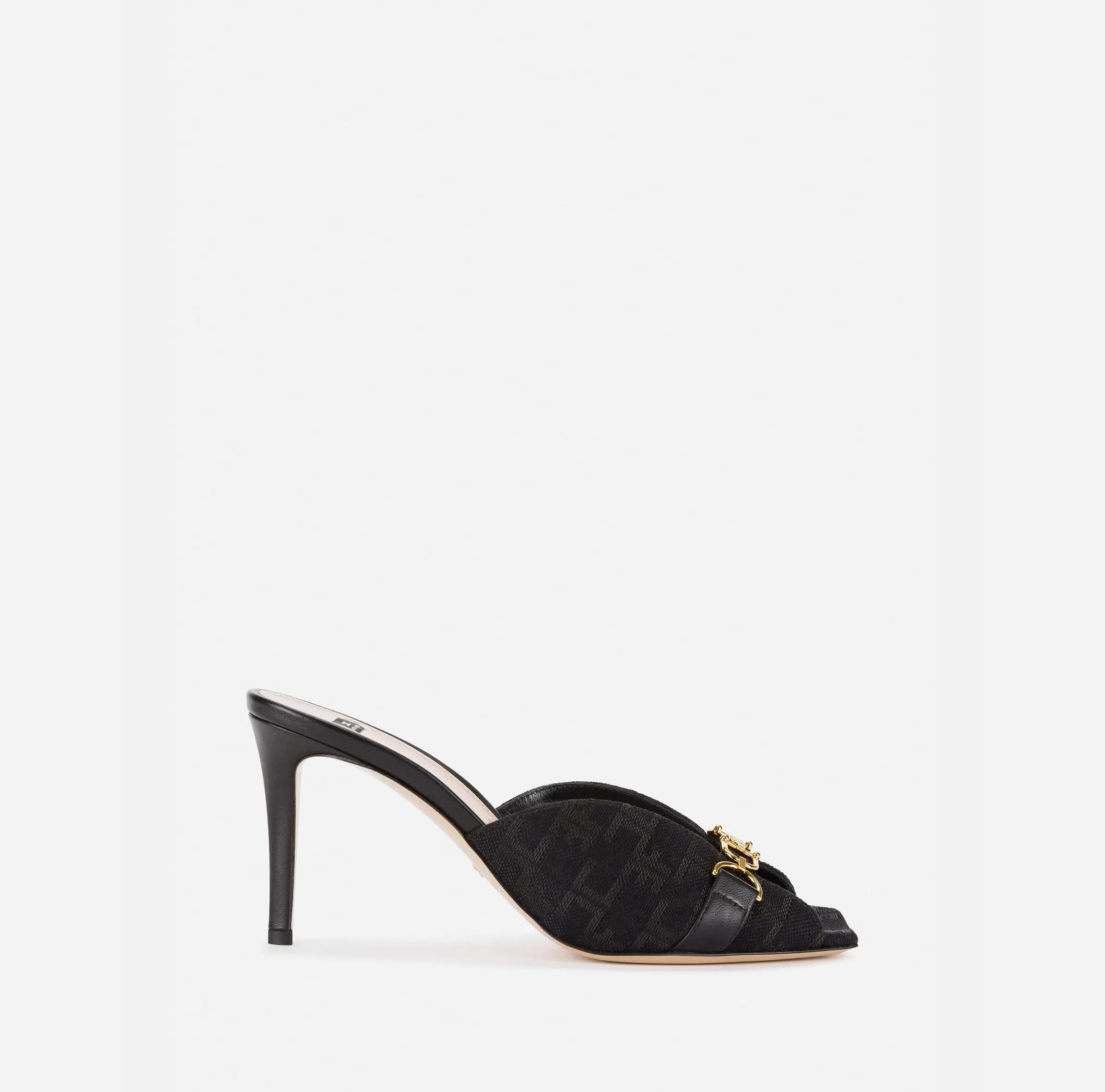 Elisabetta Franchi Sandali^Sandalo Slider Monogram Nero